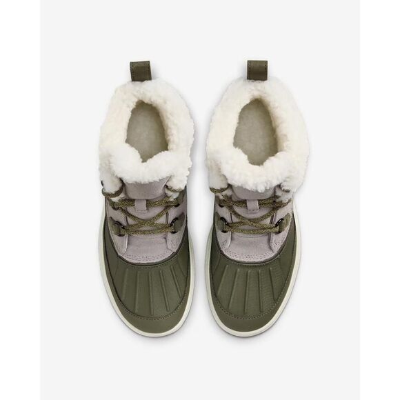 Nike Woodside Chukka 2 537345-200 Women's US 7 Taupe Faux Fur Ankle Boots HAM304 - Picture 11 of 15